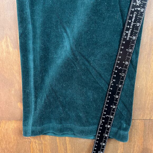 Calvin Klein Womens Pants Green Velvet Sweatpants Soft Comfy Relaxed 2X (39x29) - Picture 7 of 10